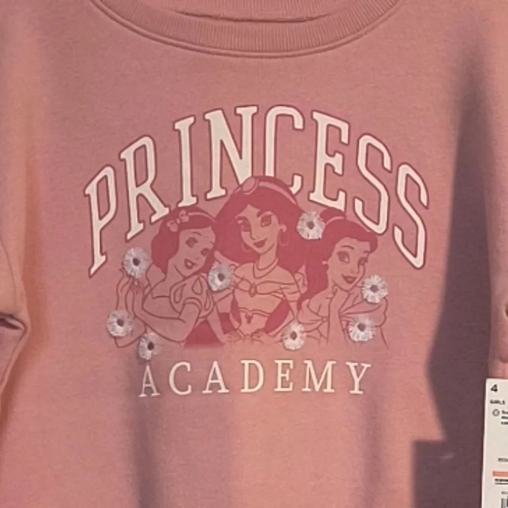 Jumping Beans Disney Princess Academy Pink Fleece Sweatshirt